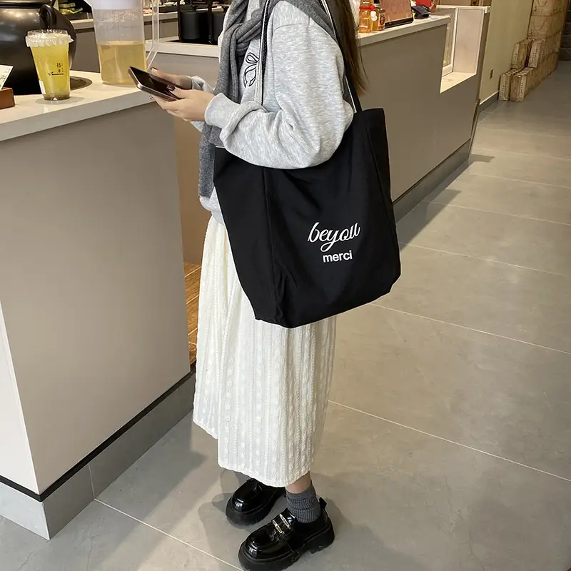 2024 Striped Canvas Tote Bags for Women - Image 14