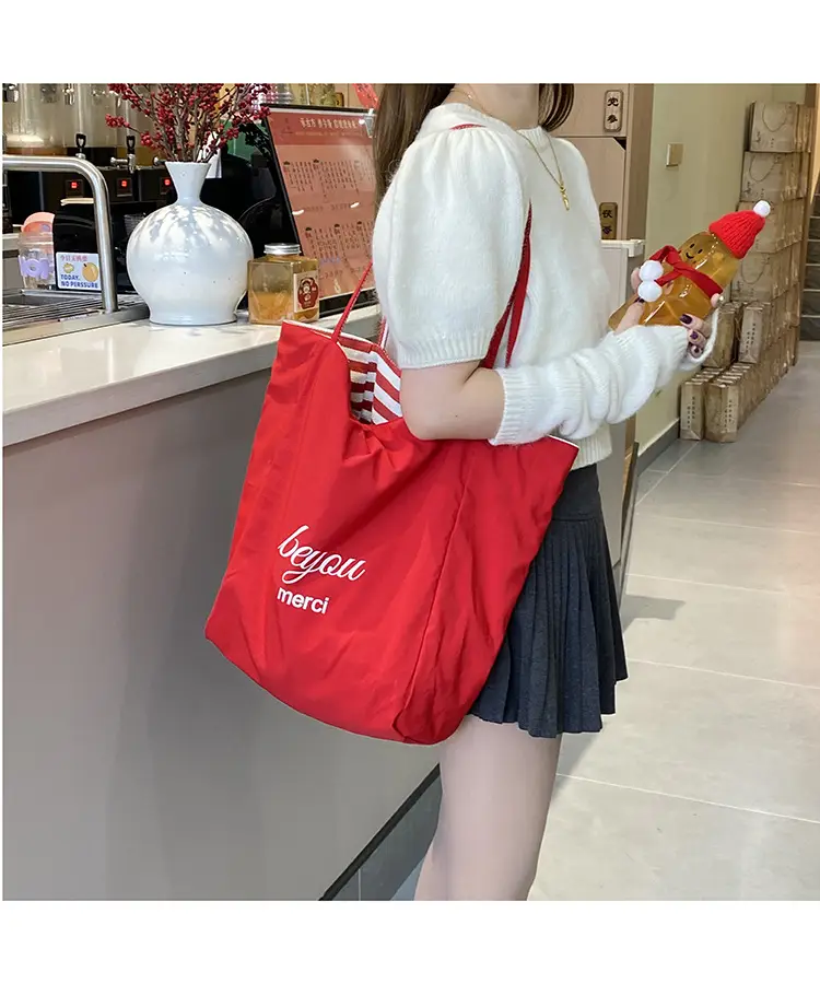 2024 Striped Canvas Tote Bags for Women — feature 10