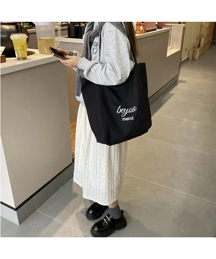 2024 Striped Canvas Tote Bags for Women — feature 27