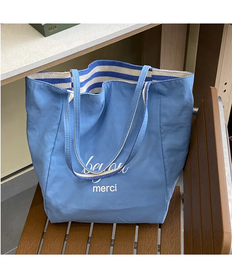 2024 Striped Canvas Tote Bags for Women — feature 32