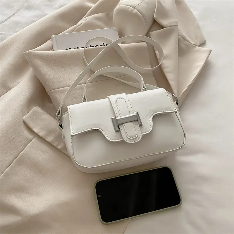 White Square Crossbody Bag for Women 2025 - Image 7