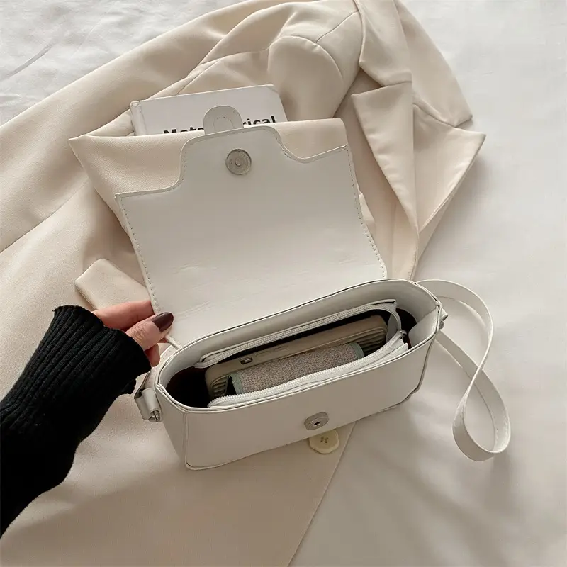 White Square Crossbody Bag for Women 2025 - Image 8