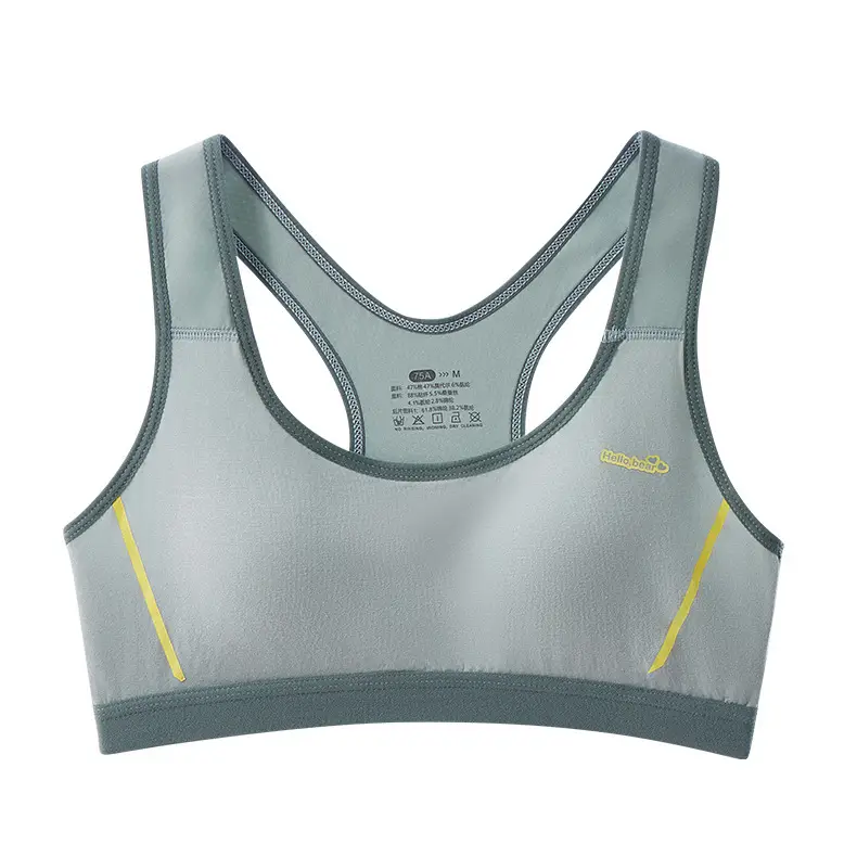 [Sports] Girls Bra Junior High School Students Puberty Development Underwear Shockproof Vest 2528