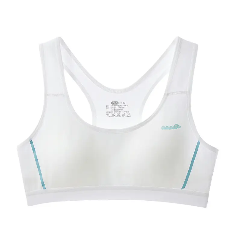 [Sports] Girls Bra Junior High School Students Puberty Development Underwear Shockproof Vest 2528