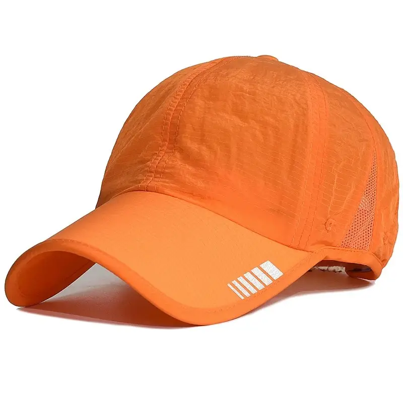 Men Blue Mesh Sun Hat with Brand Logo - Image 25