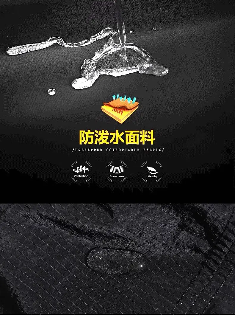 Men Blue Mesh Sun Hat with Brand Logo — feature 11