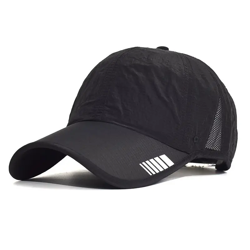 Men Blue Mesh Sun Hat with Brand Logo — feature 16