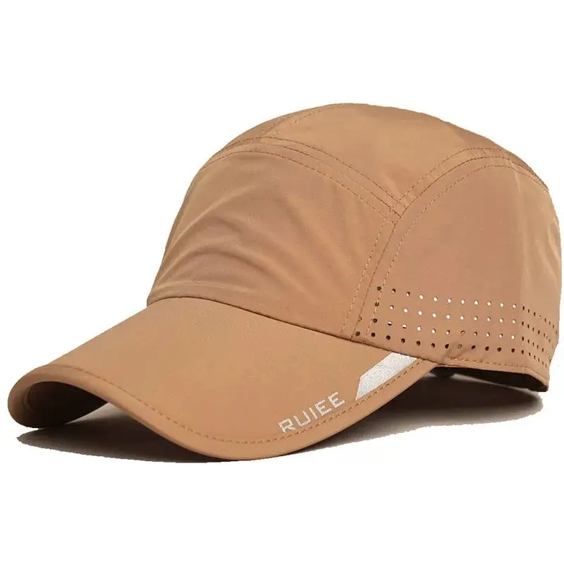 Men Blue Mesh Sun Hat with Brand Logo - Image 20