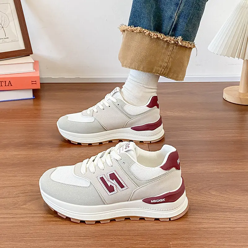 Women Korean Style Flat Running Shoes Breathable
