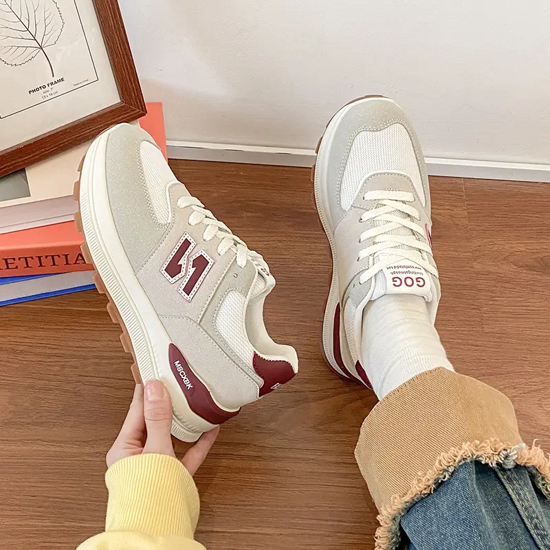 Women Korean Style Flat Running Shoes Breathable