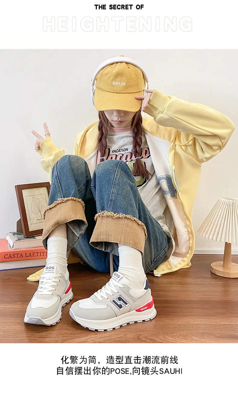 Women Korean Style Flat Running Shoes Breathable — feature 5