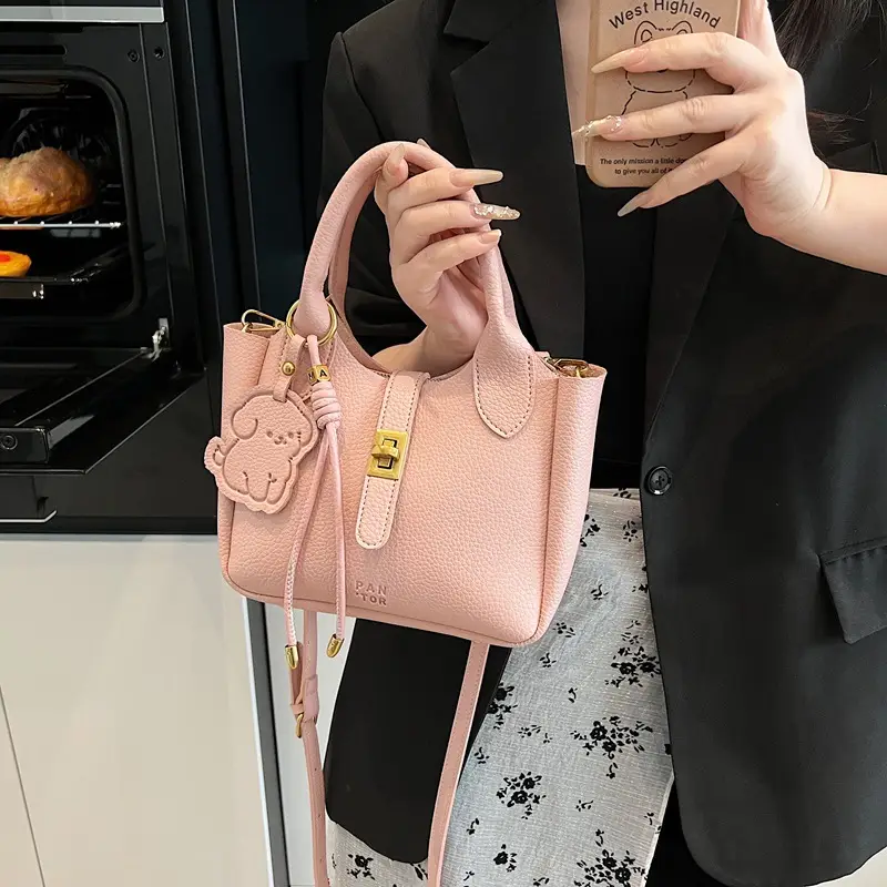 Women Crossbody Tote Bag Cream 2025 New Model - Image 7