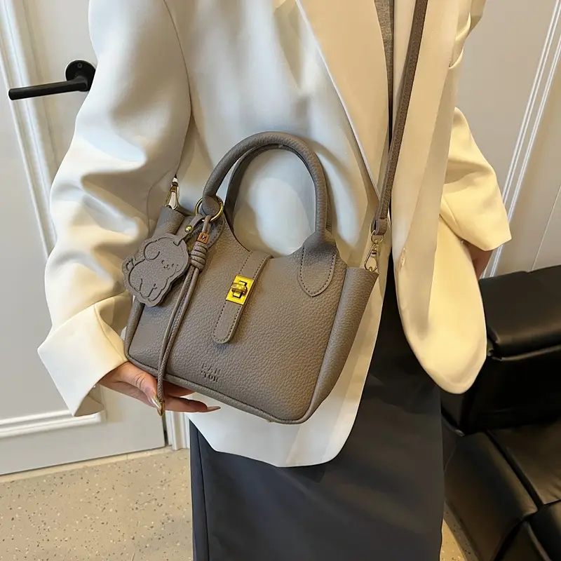 Women Crossbody Tote Bag Cream 2025 New Model - Image 8