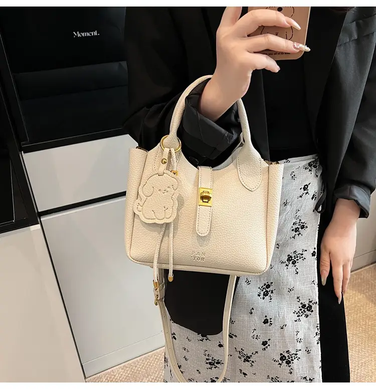 Women Crossbody Tote Bag Cream 2025 New Model — feature 23
