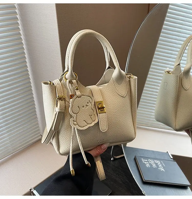 Women Crossbody Tote Bag Cream 2025 New Model — feature 34