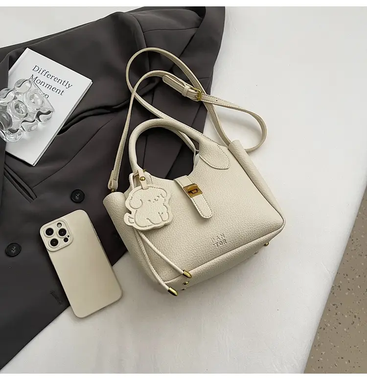 Women Crossbody Tote Bag Cream 2025 New Model — feature 41