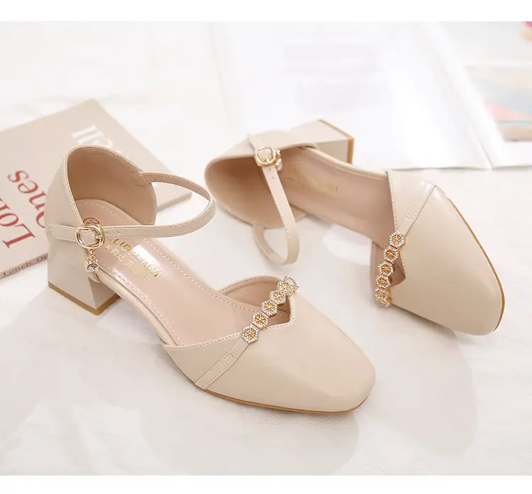Women's Beige Heeled Sandals Summer 2025 — feature 4