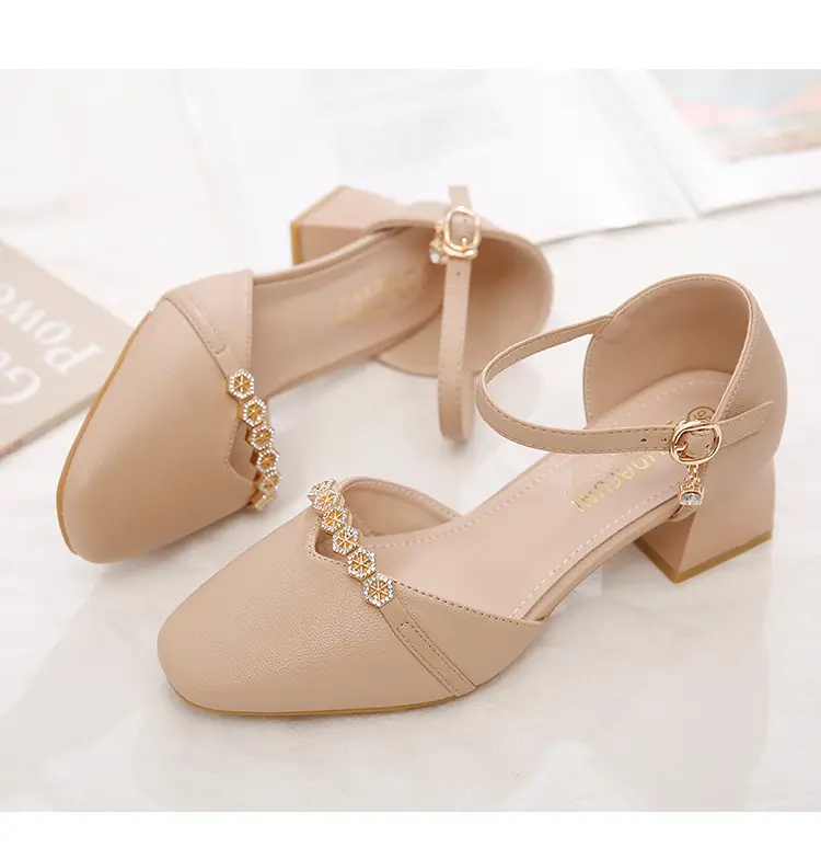 Women's Beige Heeled Sandals Summer 2025 — feature 7