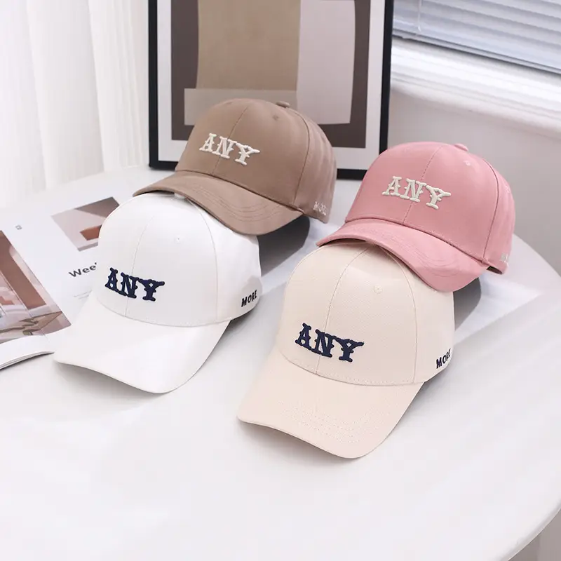 Brown Embroidered Baseball Cap for Women & Men