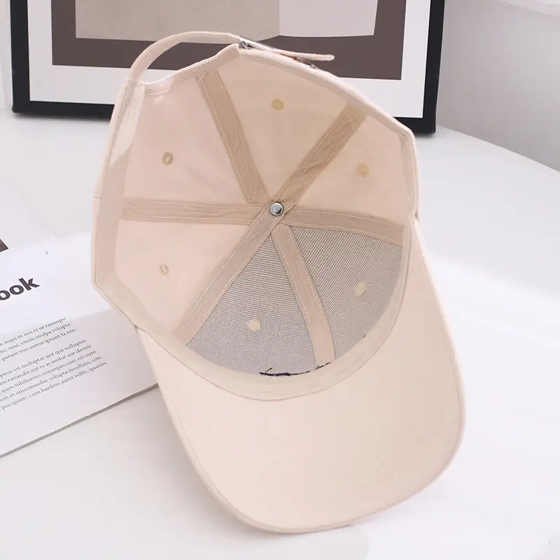 Brown Embroidered Baseball Cap for Women & Men — feature 4