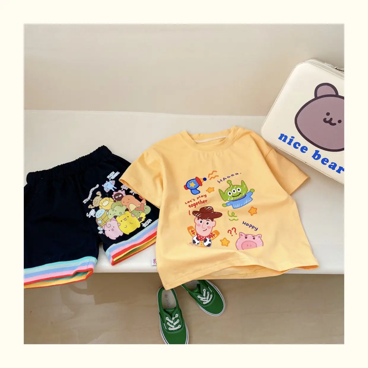 Children Cotton Cartoon T-Shirt White Short Sleeve Baby Boys 2025 — feature 10
