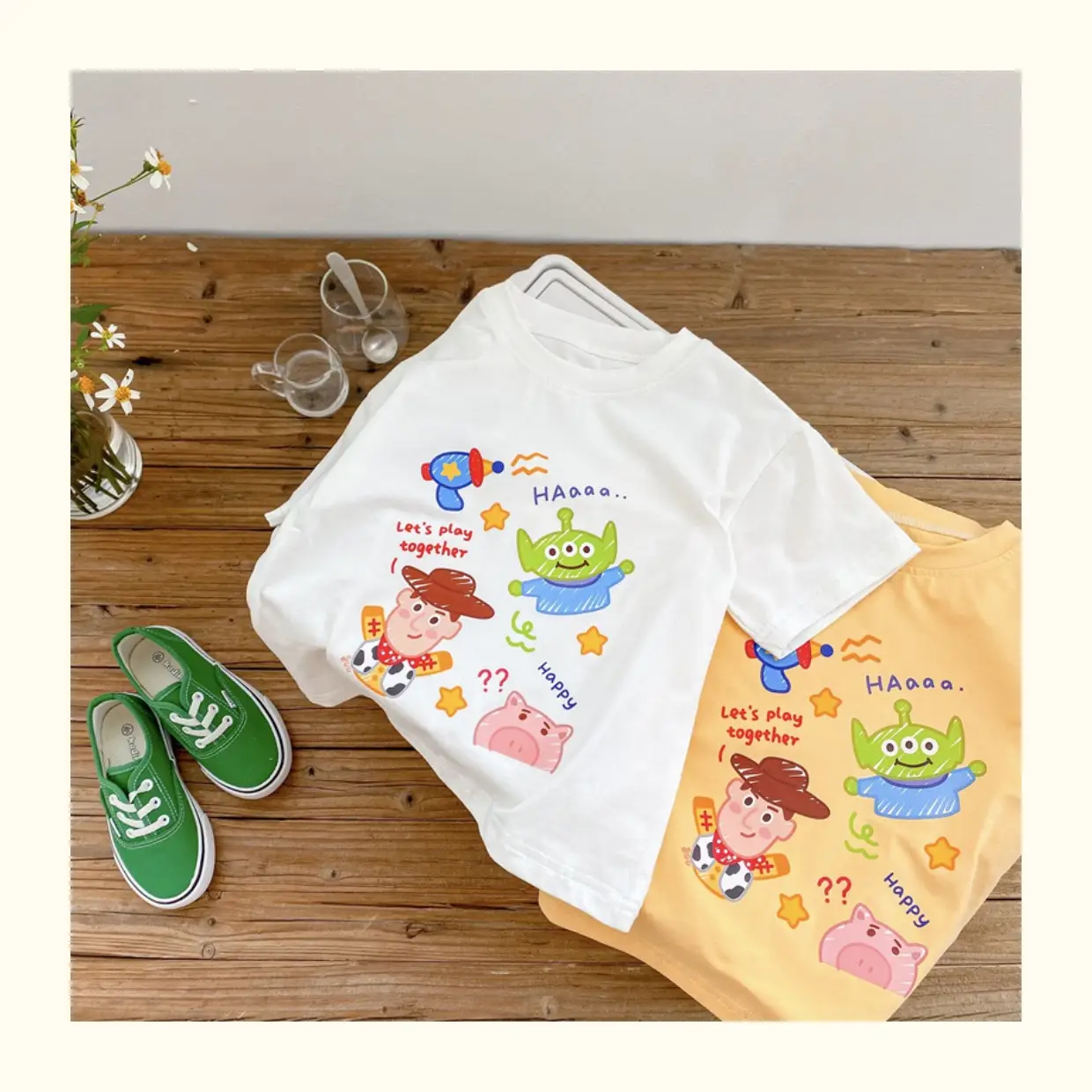 Children Cotton Cartoon T-Shirt White Short Sleeve Baby Boys 2025 — feature 8