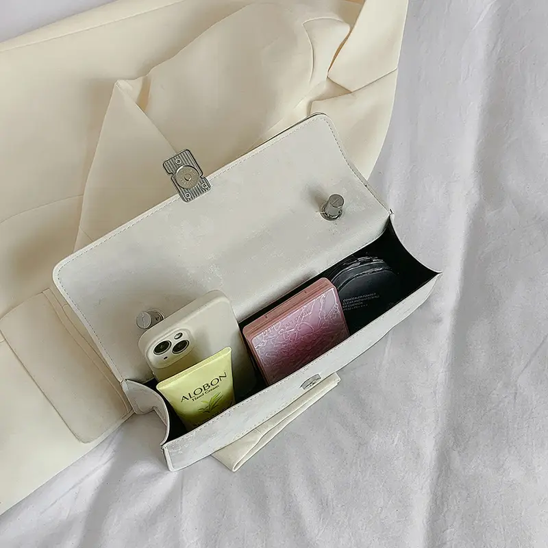 Pink Silk Scarf Shoulder Bag for Women 2026 - Image 7