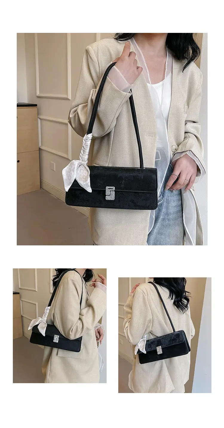 Pink Silk Scarf Shoulder Bag for Women 2026 — feature 10