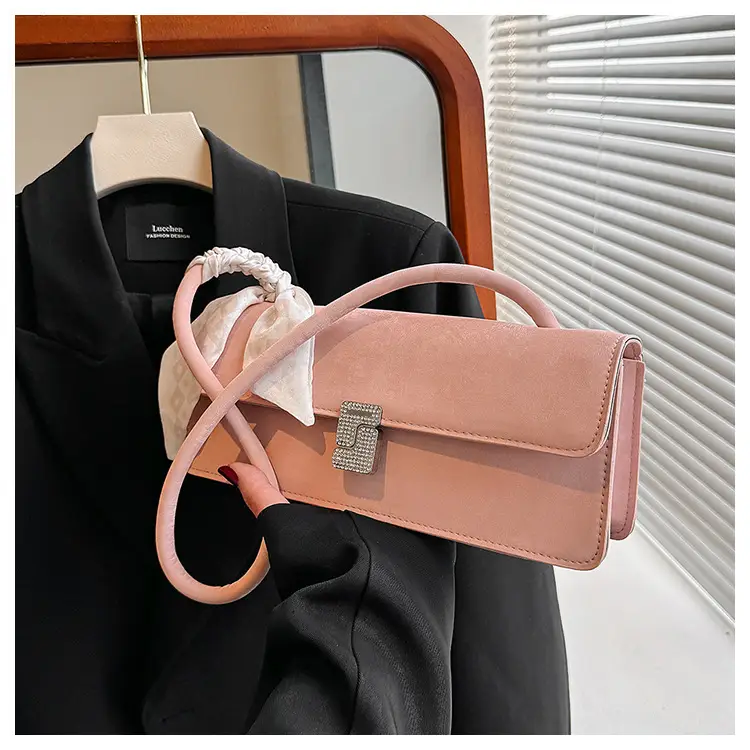Pink Silk Scarf Shoulder Bag for Women 2026 — feature 19