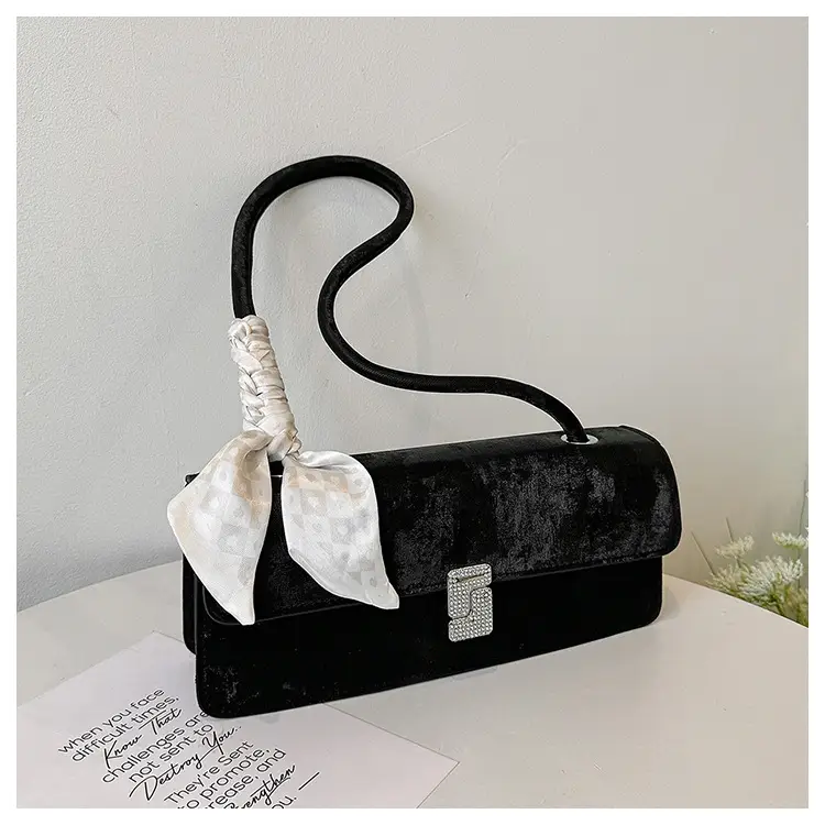 Pink Silk Scarf Shoulder Bag for Women 2026 — feature 28