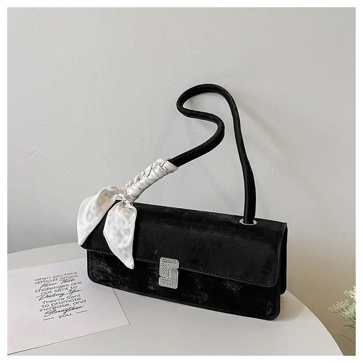 Pink Silk Scarf Shoulder Bag for Women 2026 — feature 29