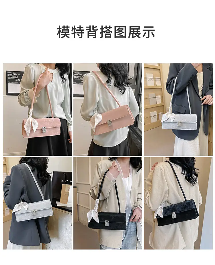 Pink Silk Scarf Shoulder Bag for Women 2026 — feature 9