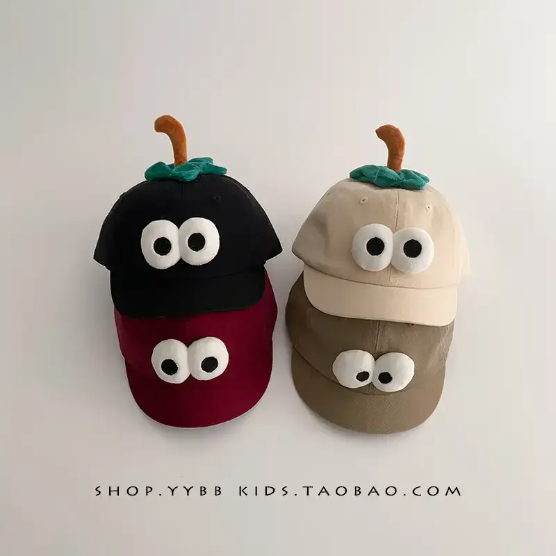 Cute Cartoon Apple Sunscreen Cap for Kids - Image 12