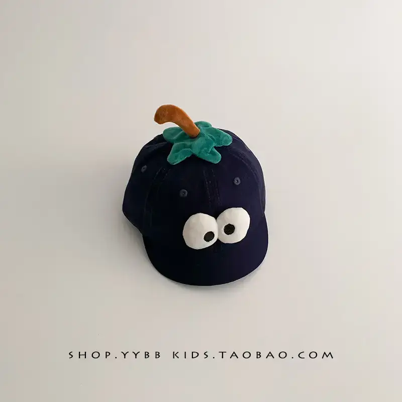 Cute Cartoon Apple Sunscreen Cap for Kids - Image 5