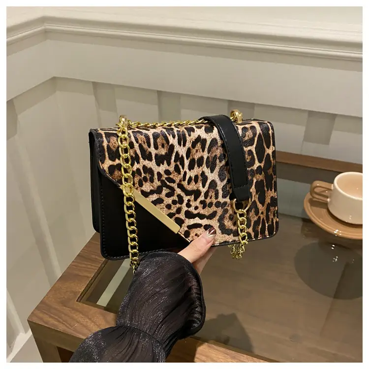 Leopard Print Chain Crossbody Bag for Women 2025 — feature 11
