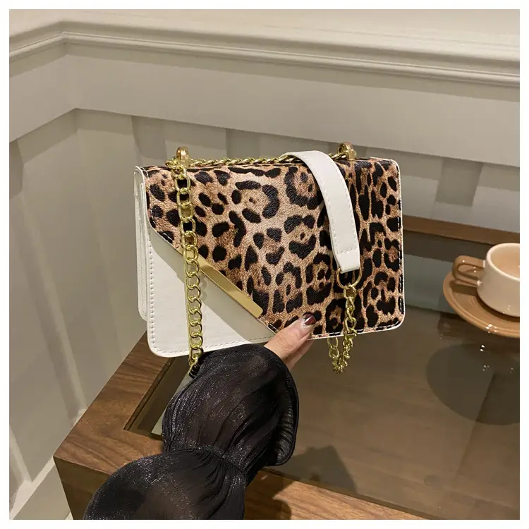 Leopard Print Chain Crossbody Bag for Women 2025 — feature 12