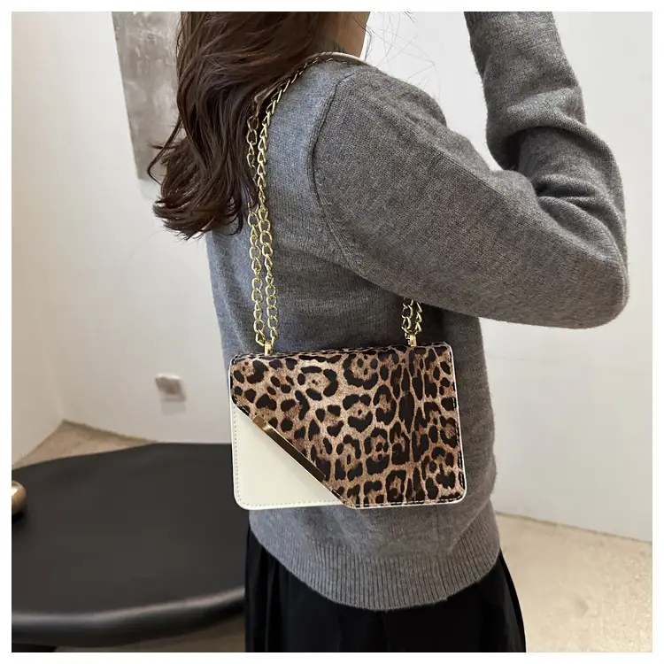 Leopard Print Chain Crossbody Bag for Women 2025 — feature 15