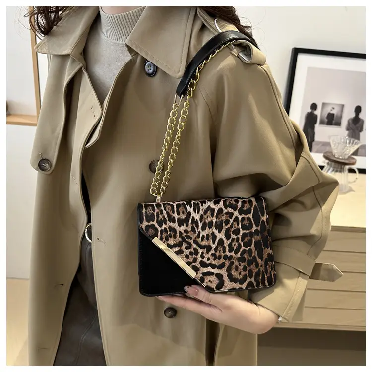 Leopard Print Chain Crossbody Bag for Women 2025 — feature 22