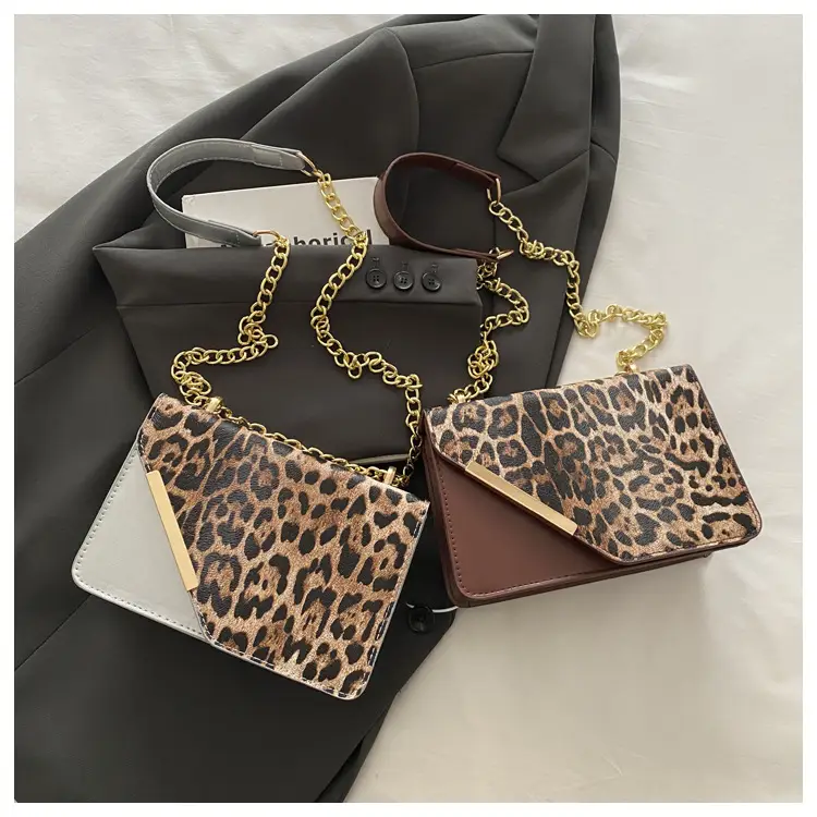Leopard Print Chain Crossbody Bag for Women 2025 — feature 9
