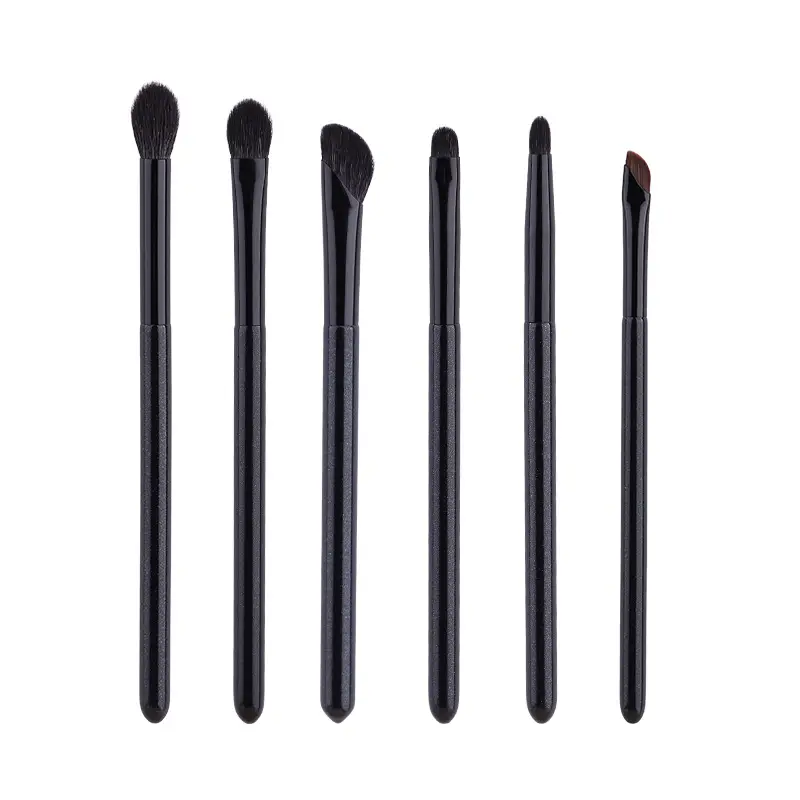 New 6 Animal Hair Makeup Brush Set with Bag - Image 7