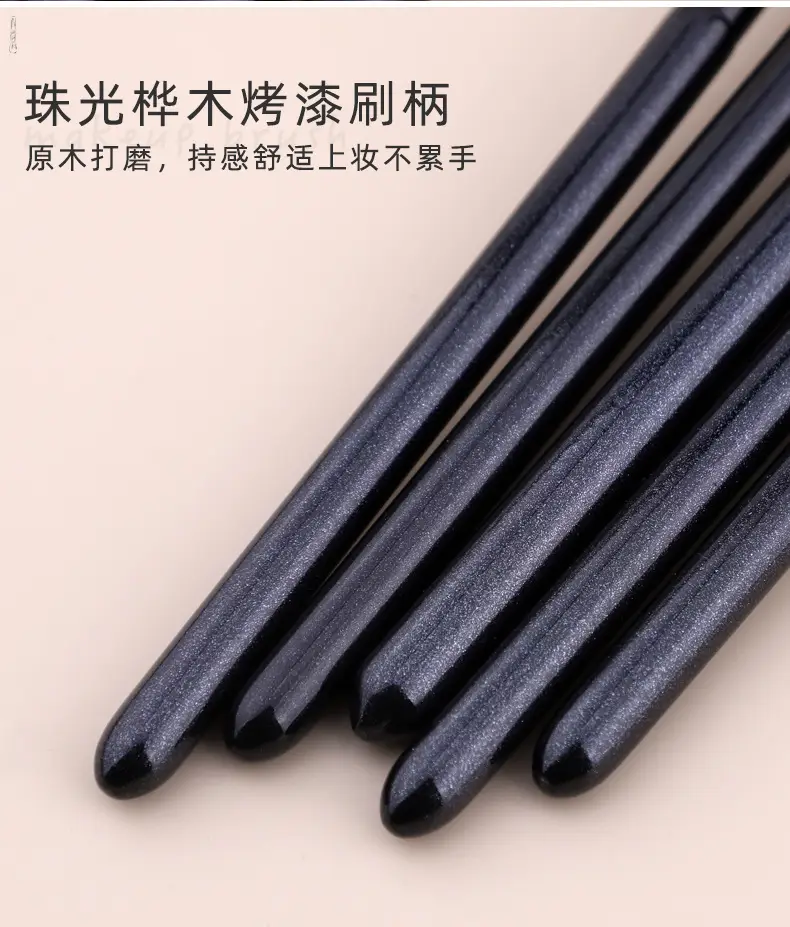 New 6 Animal Hair Makeup Brush Set with Bag β feature 7