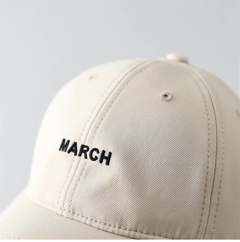 Men Navy Blue March Embroidered Baseball Cap — feature 12