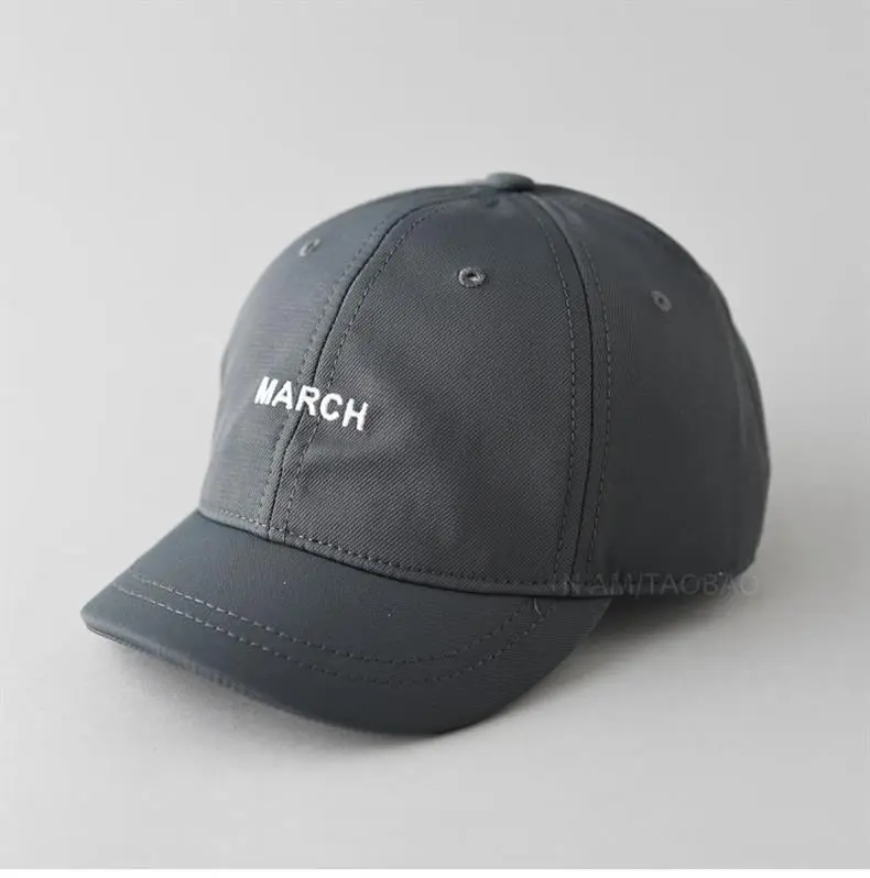 Men Navy Blue March Embroidered Baseball Cap — feature 8