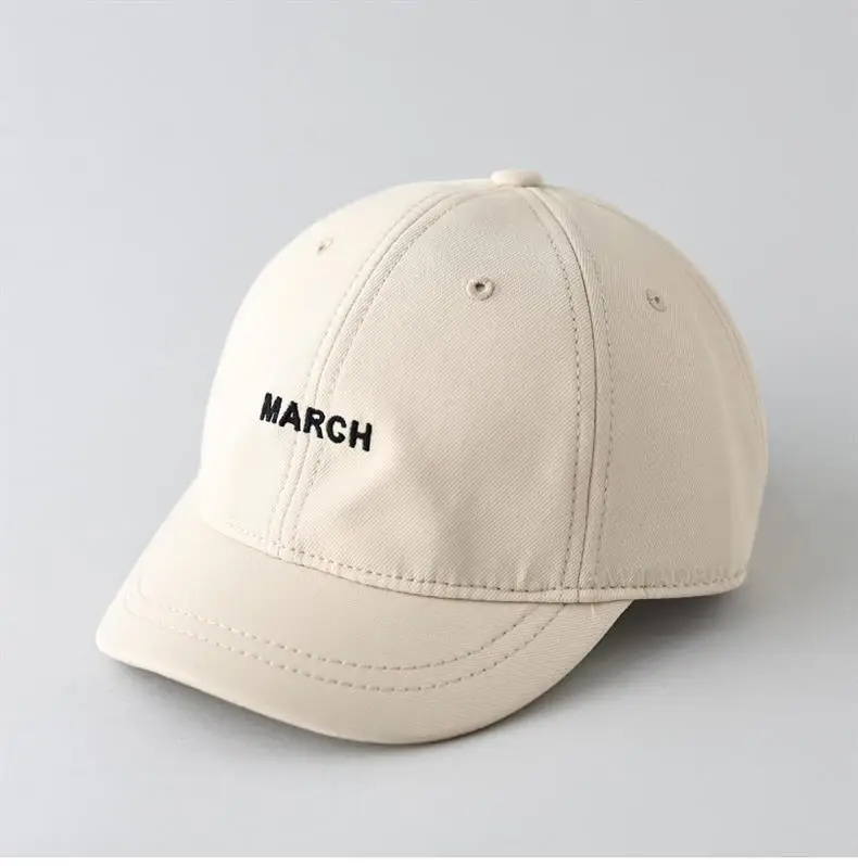 Men Navy Blue March Embroidered Baseball Cap — feature 9