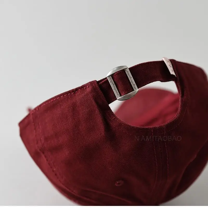 Women's Korean-style Wash Cap with Embroidered Logo