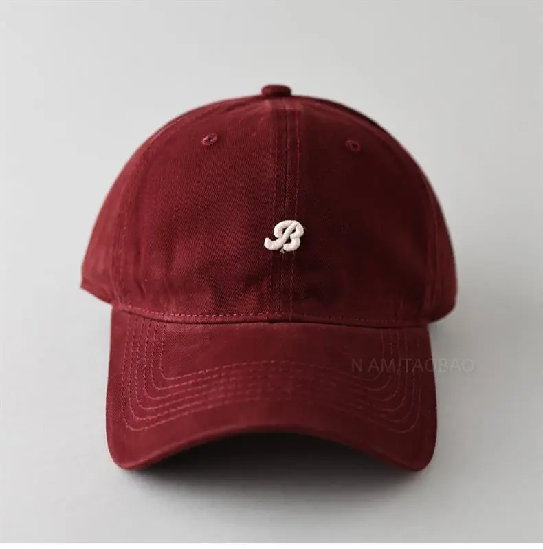 Women's Korean-style Wash Cap with Embroidered Logo — feature 5