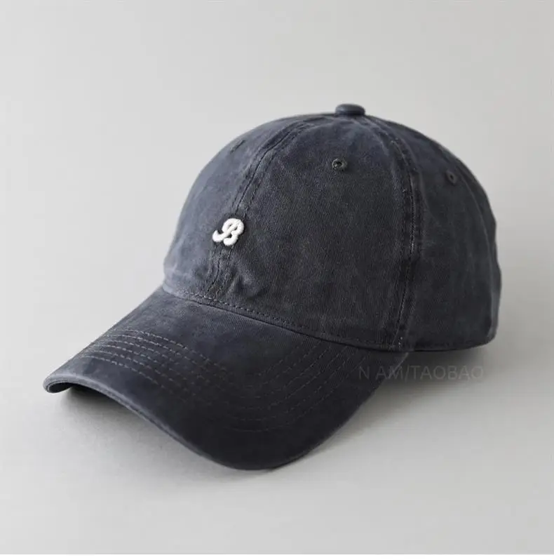 Women's Korean-style Wash Cap with Embroidered Logo — feature 6