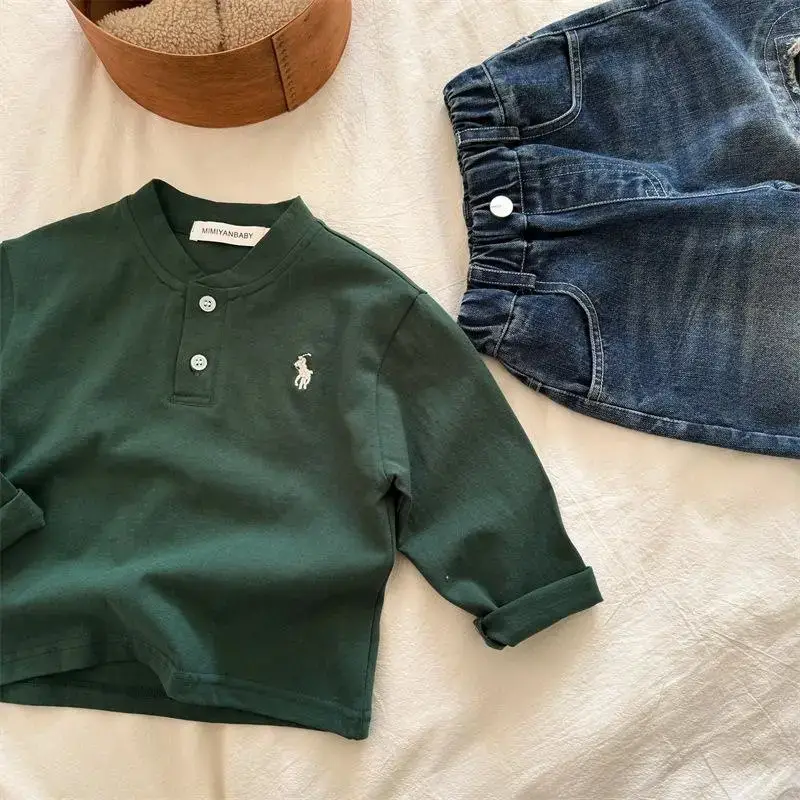 Children's Striped T-Shirt Round Neck Spring 2026