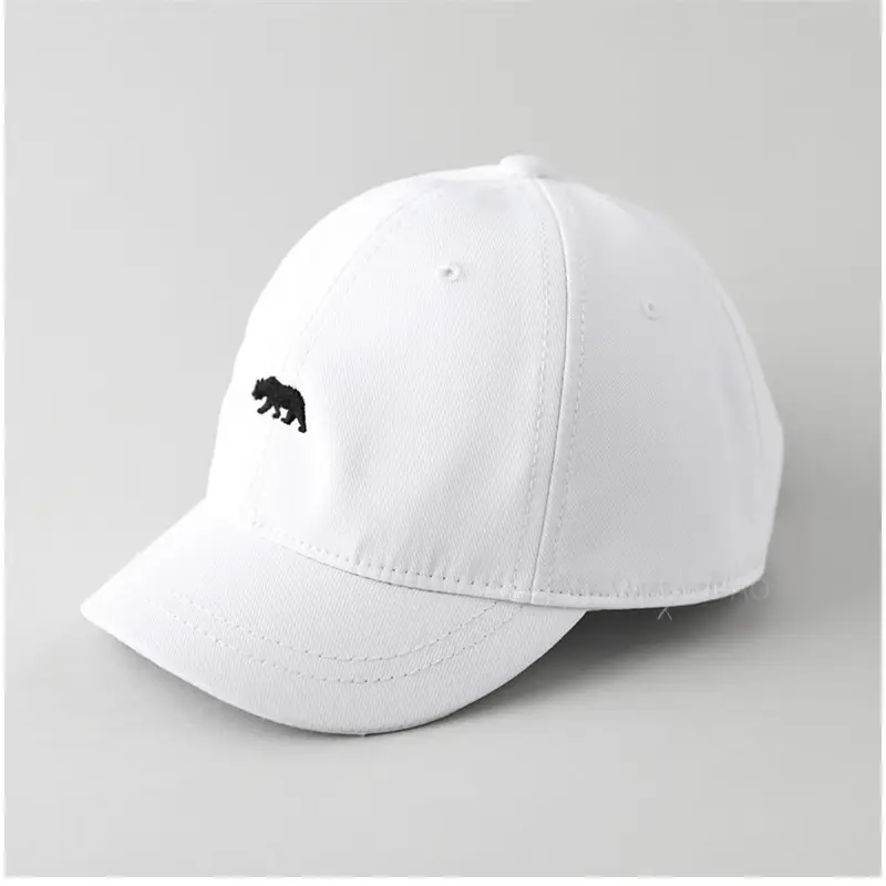 Black Polar Bear Cap for Women Men 2025