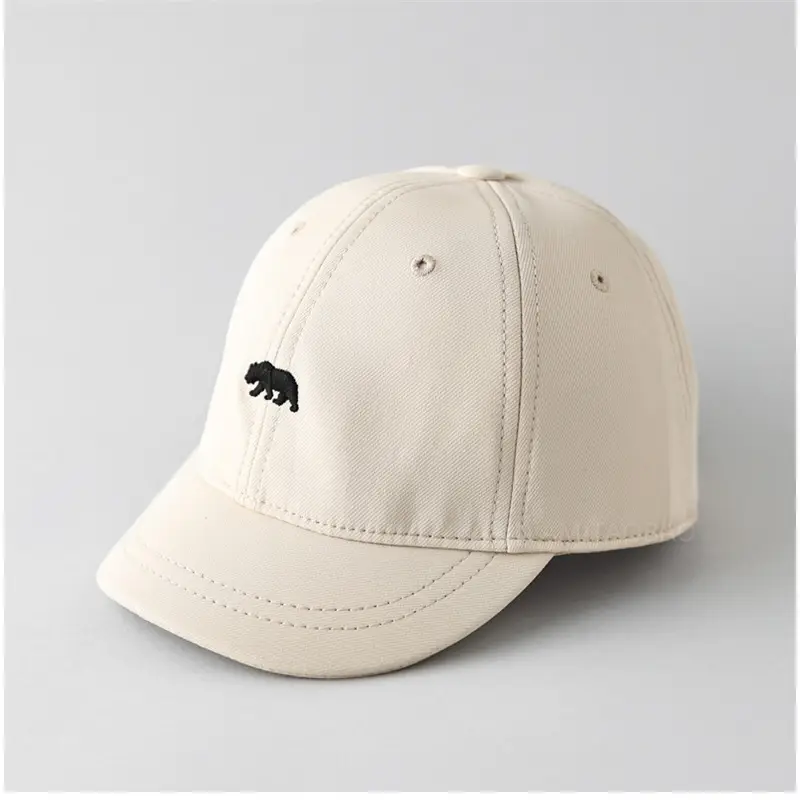 Black Polar Bear Cap for Women Men 2025